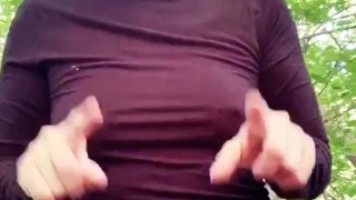 Flashing My Mature Bush in the Bush