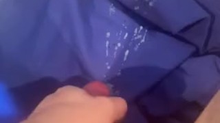 Jerking my 8" Cock and Busting a Huge Load
