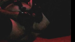 Gay Leather Daddy Riding Big Dildos! Swallowing Mr.Hankey's Nick Capra XL in my ass