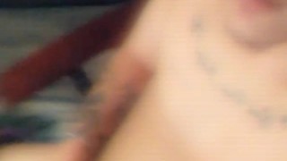 Home alone jerking my cock 