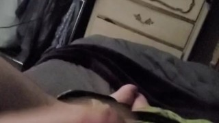 Playing with my morning wood