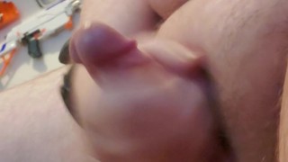 Jacking off in my office chair