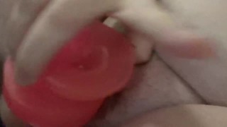 Fucking myself with 8 inches