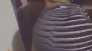 Twerking in dress