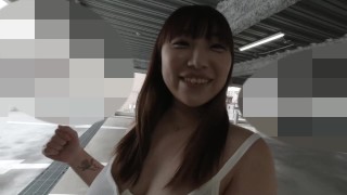 身長155cm Kカップで顔もS級超可愛い娘④ラブホテルまでノーブラ露出お散歩