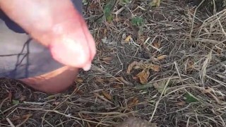 Huge cumshot with a big dick