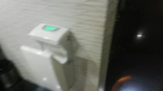 I went to pee in the cinema toilet. POV spying Tik Tok 