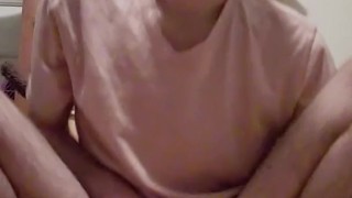 Riding Dildo and Cumming