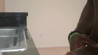 The resident wanted to watch the Nasty Maintenance Man stroke it 
