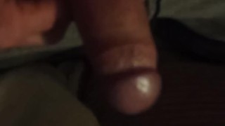 I take the dick out of my panties and show my dickhead.