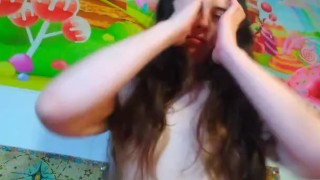Emo Freestyle Naked Songbird Slut PinkMoonLust Tries to Sing Original Song & Is Interrupted Roommate