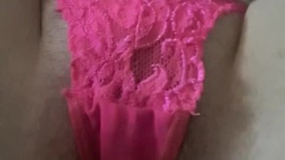 Freshly wetted panties