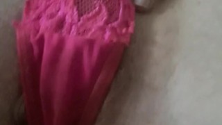Freshly wetted panties