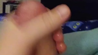 Got horny right before bed. Busted a nice nut.