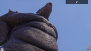 Wild Life / Gay Furry Blowjob in POV