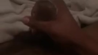 Stroking before wife Cums in 