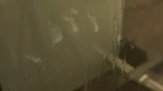 blasting a glass table with my cum ~ LoadsMalone
