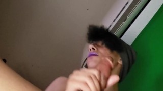 Fucking My Ass With a Bad Dragon Cock and Cumming from Below
