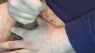 Straight Solo male jerk off with cum 