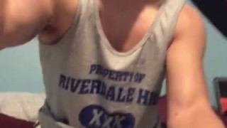 Femboy jerks himself off. 