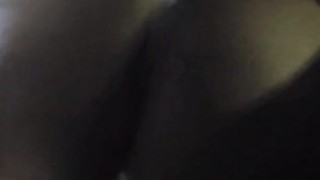 Sexy Ebony teen twerking brown booty on the road