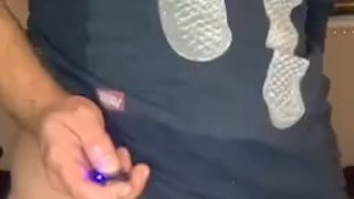 guy riding a dildo 