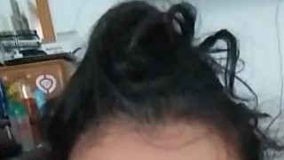 Eating babe's pussy till she cums