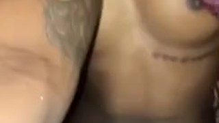 Monster dick stretches tiny wet pussy