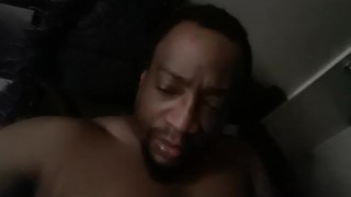 Big black dick late night cum