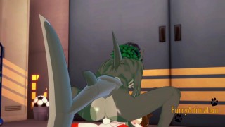 Furry Hentai - Shark & Fox Yiff