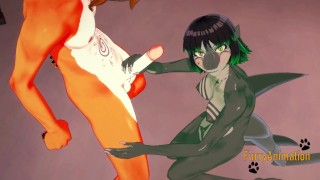 Furry Hentai - Shark & Fox Yiff