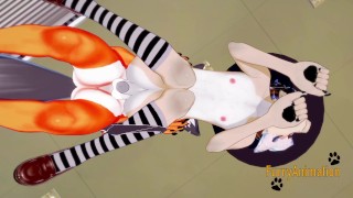 Furry Yaoi - Fox & Dog Yiff