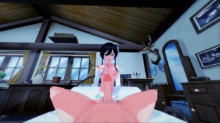 Femboy Venti gets fucked from your POV - Gay Genshin Impact Hentai.