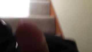 answering the door with my hard cock out