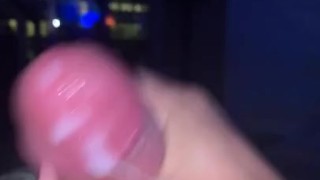 Late night big dick city stroking
