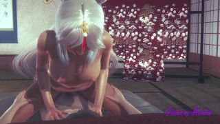 Genshin Impact Hentai - Ninngguang Multiple cum