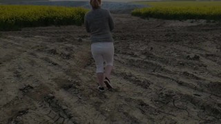 ⭐ White Jeans Peeing compilation. How stained can I make them? ;)