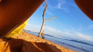 Pearls MINI BIKINI Adventure # JUICY Big Lips PUSSY PUBLIC Flashing