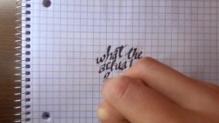 What the Actual F*ck Calligraphy