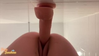 CUM SHOWER WITH ME - My Pussy is Addicted to Huge Cock