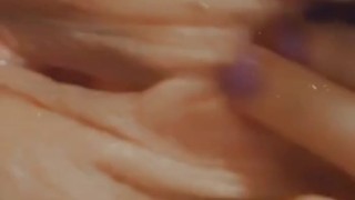 Cute, young Instagram dress up model rubbing her tight pussy