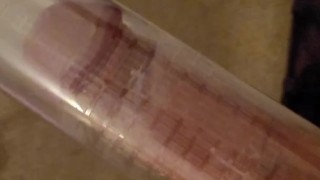 First time pumping the penis 