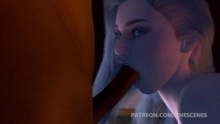3D Porn HENTAI Teen Blowjob FACEFUCK