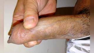 Closeup of uncircumcised micropenis precum play, very juicy, please enjoy!