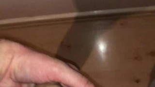 Delightfully JERKING OFF a FAT COCK in COMPRESSION SHORTS and COCK RING