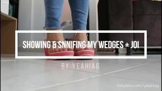YELAHIAG IN A JOI WEARING HOT WEDGES