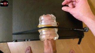 Horny Man With Big Veiny Dick Moaning While Huge Cumshot - 4K