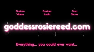 Goddess Rosie Reed Blue Bikini Fetish Goddess Worship Tease Ebony Goddess Oil Fetish