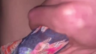 (STRAIGHT MARRIED GUY) Wearing my Wife’s Pretty Panties Gets me HARD... Thick, Dripping, Slo-mo CUM!