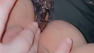 having fun with anal dildo 